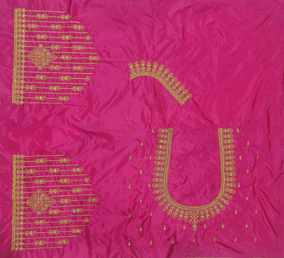 SIDDHI TRENDZ Art Silk Embroidered Blouse Material