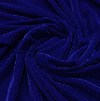 REVELATIONCART Velvet Solid Multipurpose Running Fabric