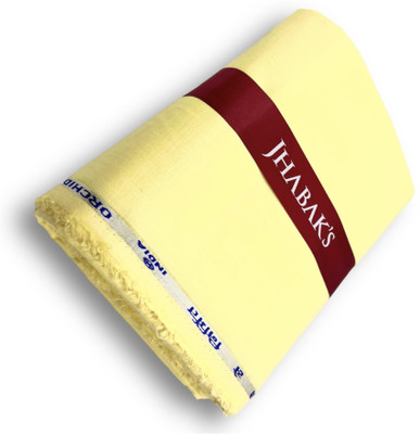 JHABAK'S Pure Cotton Self Design Shirt Fabric