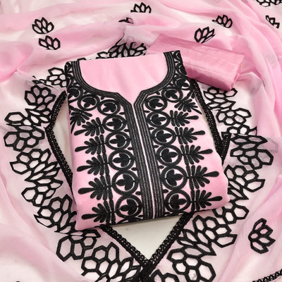 Divastri Georgette Embroidered Salwar Suit Material