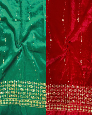 Durga Velvet Solid Blouse Material