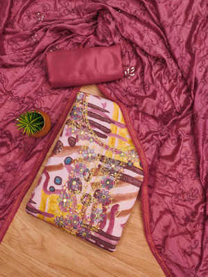 Kimisha Cotton Blend Printed Salwar Suit Material