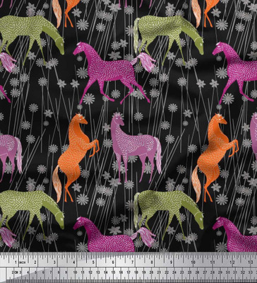 Soimoi Pure Cotton Graphic Print Multi-purpose Fabric