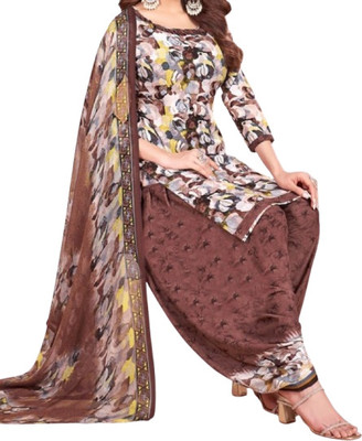 Shree Sarvottam Fashion Crepe Printed Salwar Suit Material