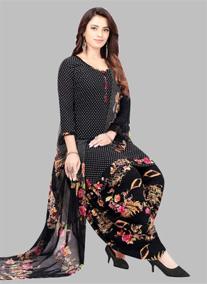ANIRAV Crepe Printed Salwar Suit Material