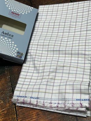 Raymond Polycotton Striped Shirt Fabric