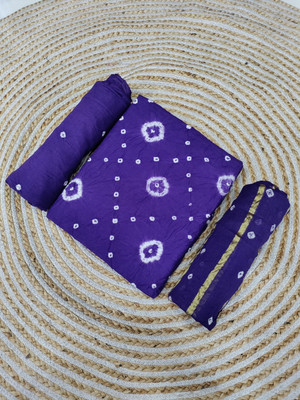 KGM BRAND Cotton Blend Self Design Salwar Suit Material