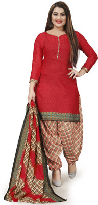 Rajnandini Cotton Blend Printed Salwar Suit Material
