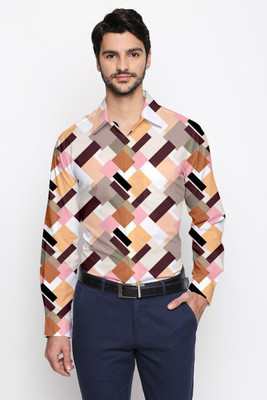 BuhaTrade Cotton Blend Printed Shirt Fabric