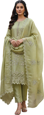 GP1 Viscose Rayon Embroidered Salwar Suit Material