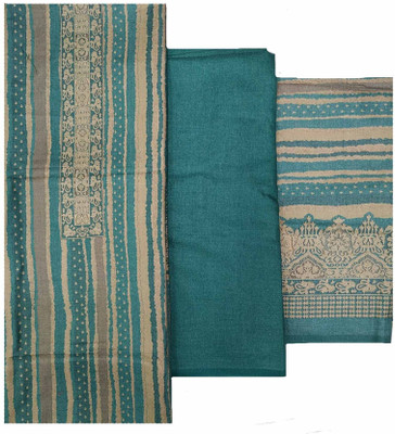 Soul Essence Wool Printed Salwar Suit Material
