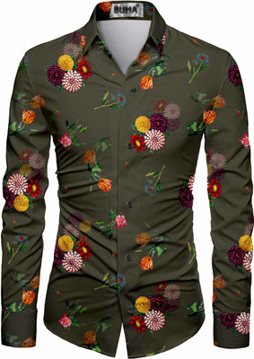 BuhaTrade Polycotton Printed Shirt Fabric