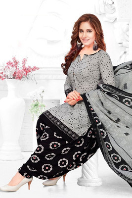 VERCO Crepe Printed Salwar Suit Material