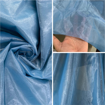 KRISHNAM TRENDS Organza Self Design Multi-purpose Fabric