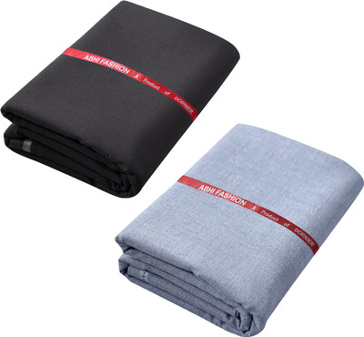 abhi fashion Viscose Rayon Solid Trouser Fabric