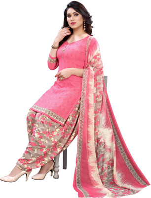 Aagam Crepe Printed Salwar Suit Material