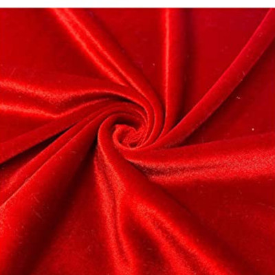 Hometail Velvet Solid Multi-purpose Fabric