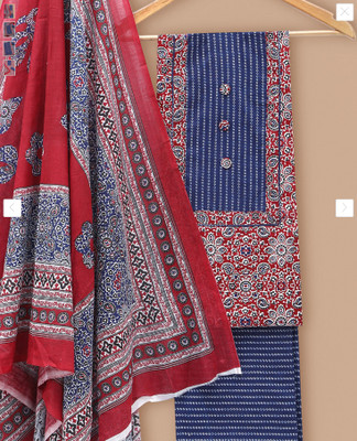 Meghdoot Textiles Pure Cotton Printed Salwar Suit Material