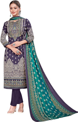 HouseOfCommon Wool Printed Salwar Suit Material