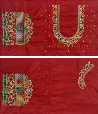 VLIPCARTZ Cotton Silk Embroidered Blouse Material