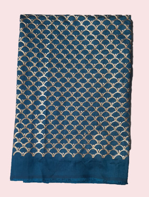Shantuba textiles Silk Blend Embroidered Blouse Material