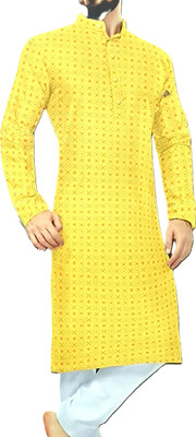 Racharla Textiles Cotton Blend Printed Kurta Fabric