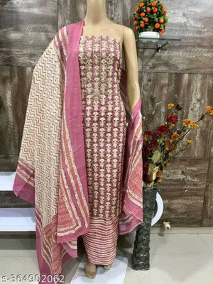 Shree paras creation Pure Cotton Printed Salwar Suit Material