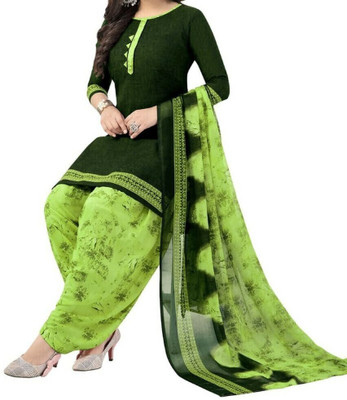 SIMPLYETHNIC Crepe Self Design Salwar Suit Material