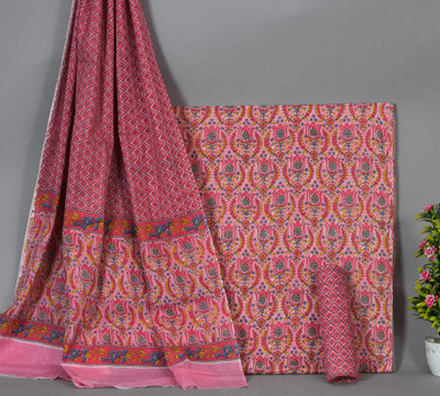 NISHIRE Pure Cotton Printed Salwar Suit Material