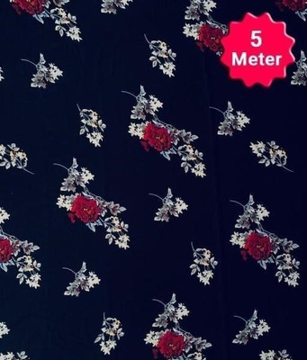 UNIQUE ENTERPRISE Crepe Solid, Printed Kurta Fabric