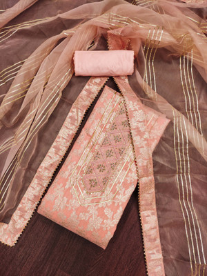Divastri Jacquard Embellished Salwar Suit Material