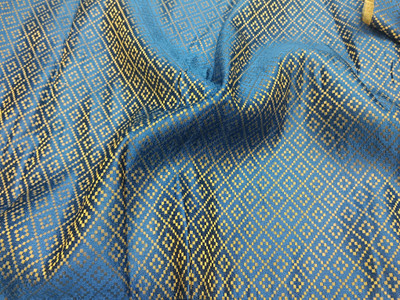 Divine Trends Brocade Self Design Blouse Material