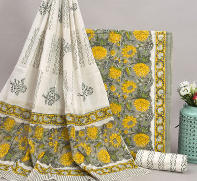 NISHIRE Pure Cotton Printed Salwar Suit Material