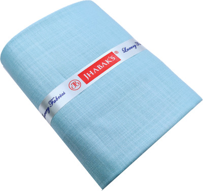 JHABAK'S Cotton Blend Solid Shirt Fabric