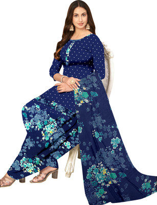 Stree Crepe Printed Salwar Suit Material