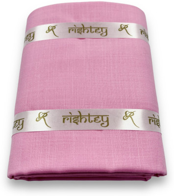 RSIHTEY Cotton Blend Solid Shirt Fabric