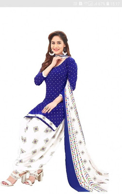 ANIRAV Crepe Printed Salwar Suit Material