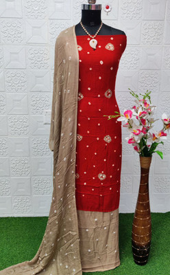 WILLMAKE Cotton Blend Printed Salwar Suit Material