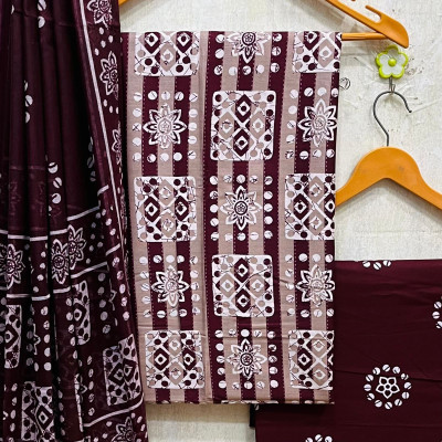 balaji fashion Pure Cotton Printed Kurta & Patiyala Material