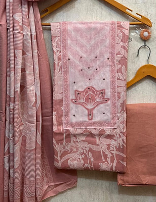 Meghdoot Textiles Pure Cotton Floral Print Salwar Suit Material