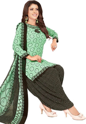 Rensil Crepe Printed Kurta & Patiyala Material