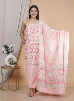 NISHIRE Pure Cotton Printed Salwar Suit Material