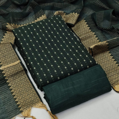 JILANI TRADERS Cotton Blend Printed Salwar Suit Material