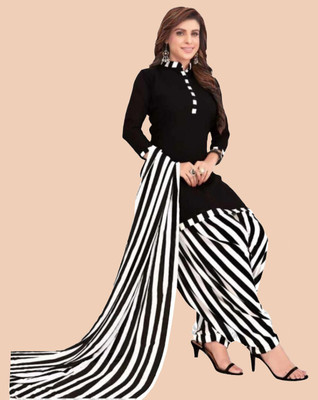Atraasii Crepe Printed Salwar Suit Material