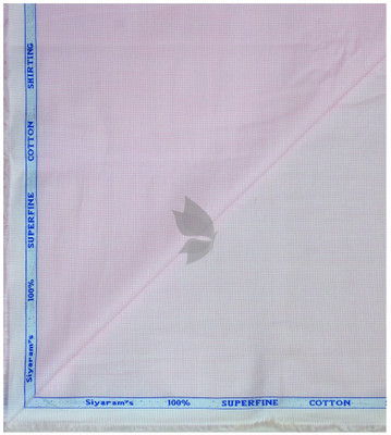 Siyaram's Pure Cotton Checkered Shirt Fabric