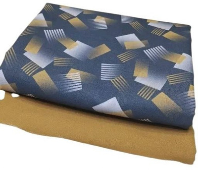 ADITYAENTERPRISE Cotton Blend Graphic Print Shirt & Trouser Fabric