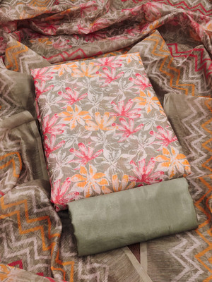 MUMAL Chanderi Printed Salwar Suit Material