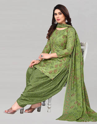 Samah Polycotton Polka Print, Checkered, Floral Print, Embellished, Printed, Paisley, Geometric Print Salwar Suit Material