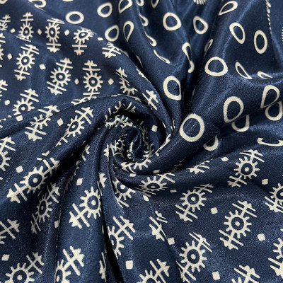 LCX Pure Silk Floral Print Kurta Fabric