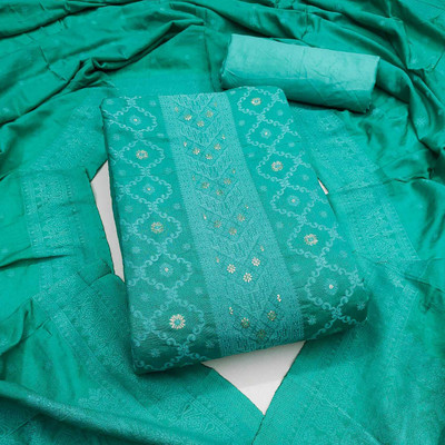 NF FAB Muslin Embroidered, Printed Salwar Suit Material